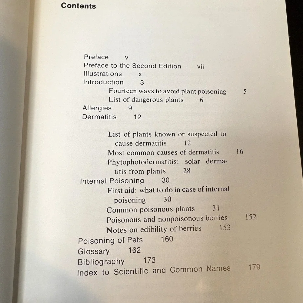 Human Poisoning by Native and Cultivated Plants by James Hardin 1974 HB